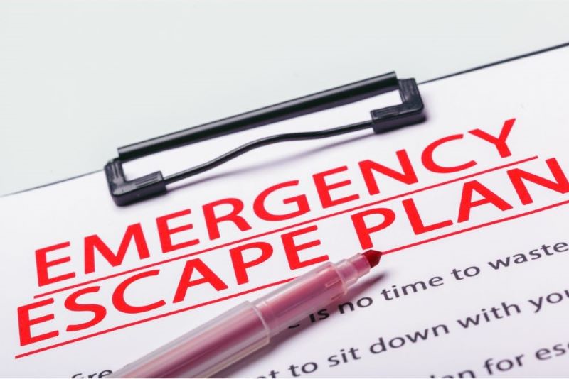 emergency evacuation plan for fire safety tips